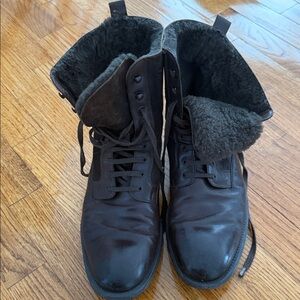 To Boot New York Dark Brown Leather Boots